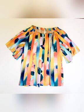 Gymboree Colorful Girls Blouse, XL, 14